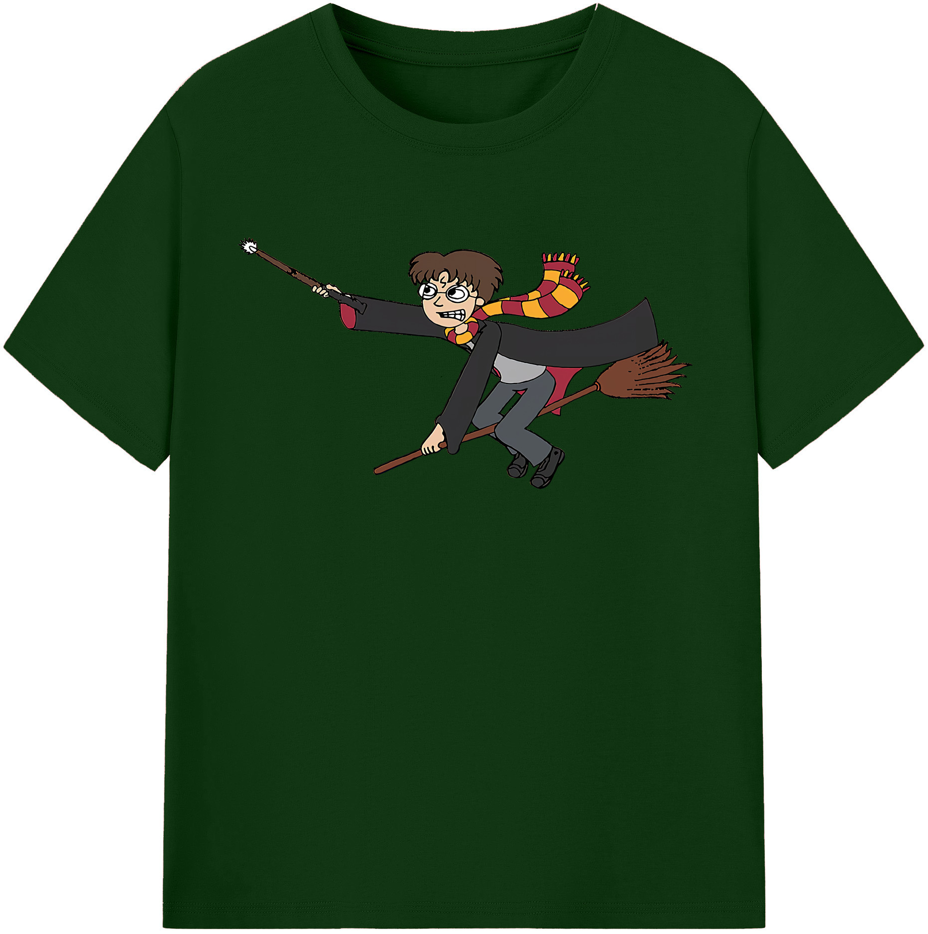 （画像用） Harry Potter ハリー・ポッターシリーズ 綿100％半袖Tシャツ（フロントプリント）